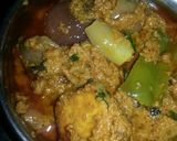 A picture of step 6 of Rajasthani aloo pyaaj paneer ki sabji.