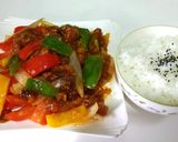 A picture of step 10 of Sweet and Sour Pork.