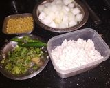 A picture of step 1 of Ash gourd curry or majjige paldya!!.