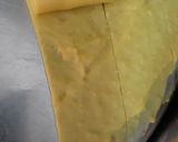 A picture of step 5 of Microwave Khandvi.