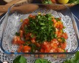 A picture of step 3 of Farfalle Pasta Salad.