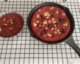 રેડ વેલવેટ સ્કીલેટ કુકીઝ (Red velvet skillet Cookies Recipe in G રેસીપી સ્ટેપ5ફોટો