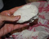 A picture of step 3 of Persian dill & broad beans rice cake ته چین شوید باقالی.