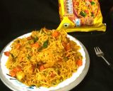সবজি দিয়ে মশলা ম‍্যাগি (sabji diye Masla Maggi Recipe In Bengali) রেসিপি ধাপ - 5 ছবি