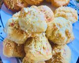Foto del paso 7 de la receta: PANCITOS SABORIZADOS CON DOS TIPOS DE QUESOS (premezcla con levadura) 🤩😋😋🥯🧀🥖😍