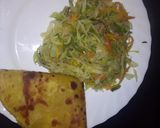 A picture of step 8 of Butternut chapati.