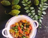 A picture of step 5 of Bitter gourd skin/ peel curry / karela skin sabji 🥰😘.
