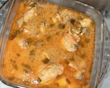 A picture of step 3 of Alu chicken shorba🥔🍗🥔.
