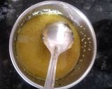 A picture of step 1 of Coconut sooji burfi.
