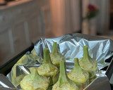 Foto del paso 1 de la receta: Alcachofas al horno con cabrales y jamón