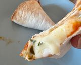 Foto do passo 8 de Pizza cone de wrap na air fryer