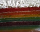 Foto langkah ke 7 dari resep Rainbow cake.