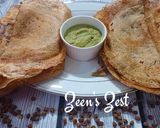 A picture of step 4 of Kala Chana/Black Chickpeas Dosas.