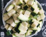 Une image de l'étape 1 de 🍴Cake poivron, courgettes, jambon !! 🍴.