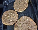 A picture of step 4 of Mexican pizza or Pizzadilla (Taco Bell special).