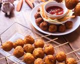 A picture of step 3 of Manchurian Pakoras.