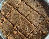 A picture of step 3 of Rava coconut burfi.