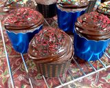 عکس مرحله 1 از دستور کاپ کیک کاکائویی با کرم شکلاتی🧁🍫