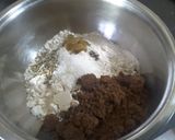 A picture of step 2 of Thekua.
