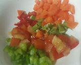A picture of step 1 of Veggies french toast.