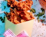 A picture of step 4 of Vegetable fritters.