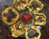 કેપ્સીકમ ભજીયા(Capsicum bhajiya recipe in Gujarati) રેસીપી સ્ટેપ3ફોટો