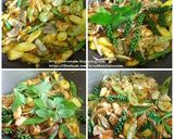 รูปขั้นตอนการทำที่ 2 ของ ไก่ผัดพริกเหลืองสมุนไพร