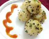 सूजी बॉल्स (Suji balls recipe in Hindi) रेसिपी चरण 4 फोटो