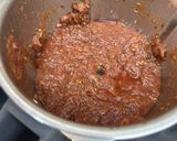 A picture of step 3 of Rajma masala.