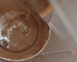 A picture of step 8 of Chocolatechip mountain lava cake.