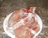 Foto del paso 3 de la receta: Costeletas de cerdo a la placha y una rica sopa de vegetales 😊
