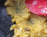 A picture of step 3 of Sweetcorn Halwa.
