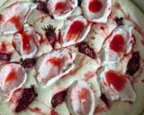 عکس مرحله 2 از دستور چیزکیک توت فرنگی🍓