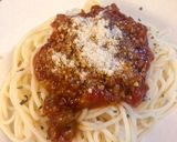 Foto langkah ke 5 dari resep Spaghetti Bolognese with Parmesan Cheese.