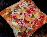 A picture of step 5 of Vegetable Bread Toast.
