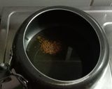 A picture of step 2 of Moong dal Khichdi.