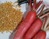 A picture of step 1 of Pigeon Peas Dal.