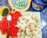 Foto del paso 1 de la receta: Ensalada 🥗 fría de papa 🥔 y vegetales