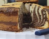 Foto del paso 5 de la receta: Torta marmolada de vainilla y chocolate 🍰