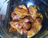 A picture of step 2 of Tandoori chicken.