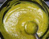 A picture of step 3 of Khandvi.