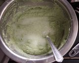 A picture of step 3 of Palak Dhokla.