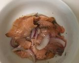 A picture of step 4 of Marinated  Salmon.