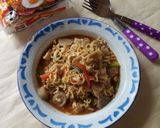 Foto langkah ke 4 dari resep Indomie Kuah Bakso.
