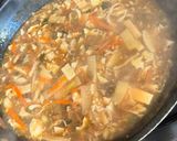 A picture of step 6 of Easy Hot and Sour Soup.