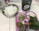 รูปขั้นตอนการทำที่ 1 ของ ข้าวผัดเขียวหวานปลาสลิดฟู