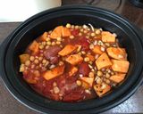 A picture of step 2 of Moroccan lamb tagine.