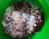 Foto langkah ke 2 dari resep Brownies Coklat Kukus (aroma blueberry).