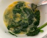 A picture of step 2 of Super Quick Spinach Frittata.
