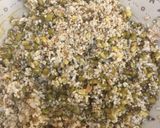 A picture of step 2 of Veggie daliya curry.